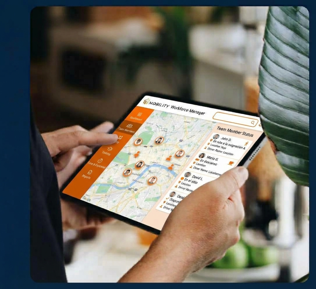 Tableta con la plataforma Mobility en el punto de venta